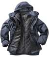 R215X/RS215 Core 3 In 1 Jacket With Quilted Bodywarmer Navy colour image